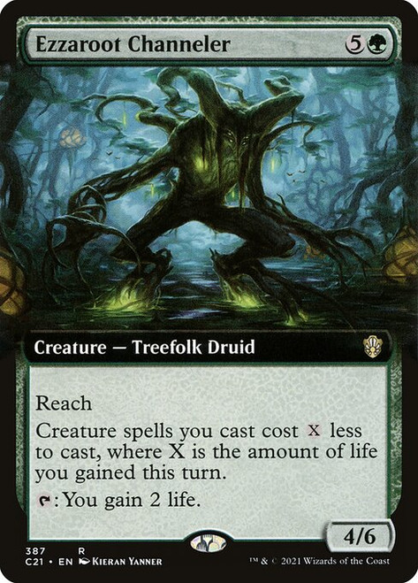 Ezzaroot Channeler (C21) (Extended Art) (#387)