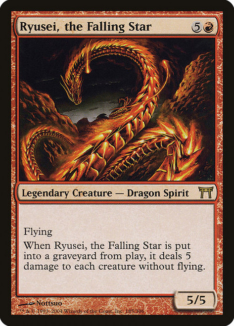 Ryusei, the Falling Star (CHK) (Foil) (#185)
