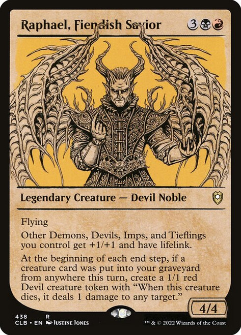 Raphael, Fiendish Savior (CLB) (Showcase) (#438)