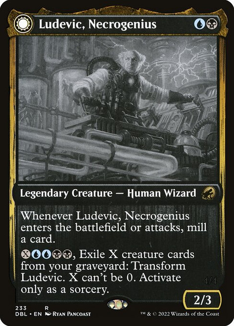 Ludevic, Necrogenius // Olag, Ludevic's Hubris (DBL) (Foil) (#233)