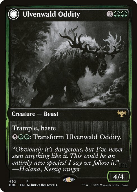 Ulvenwald Oddity // Ulvenwald Behemoth (DBL) (Foil) (#492)