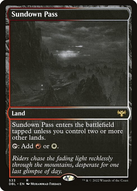 Sundown Pass (DBL) (Foil) (#533)