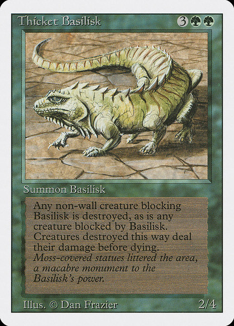 Thicket Basilisk (3ED) (#218)