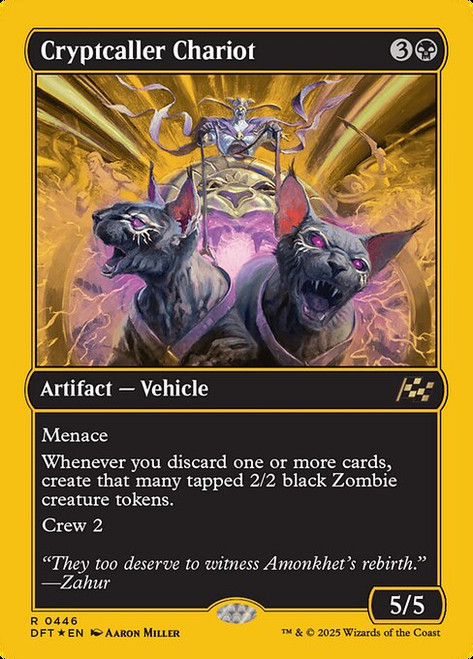 Cryptcaller Chariot (DFT) (First Place Foil) (#446)