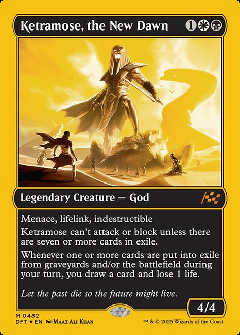 Ketramose, the New Dawn (DFT) (First Place Foil) (#482)