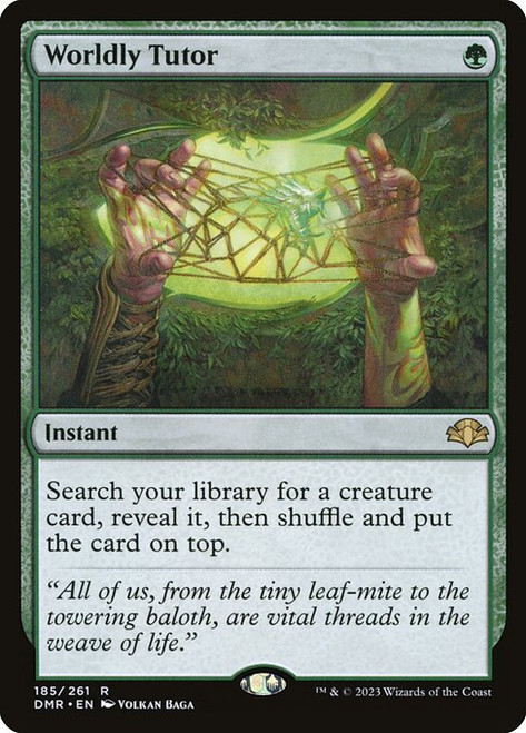 Worldly Tutor (DMR) (Foil) (#185)