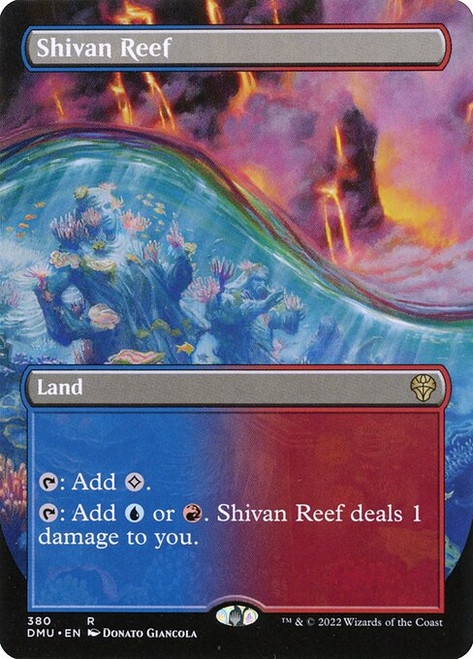 Shivan Reef (DMU) (Foil) (Full Art) (#380)