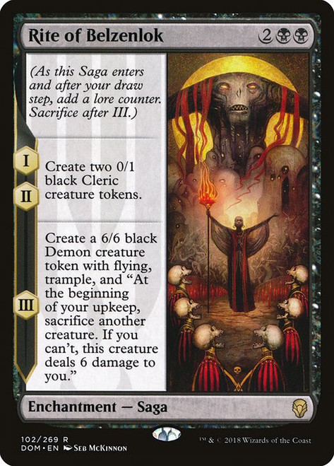 Rite of Belzenlok (DOM) (Foil) (#102)