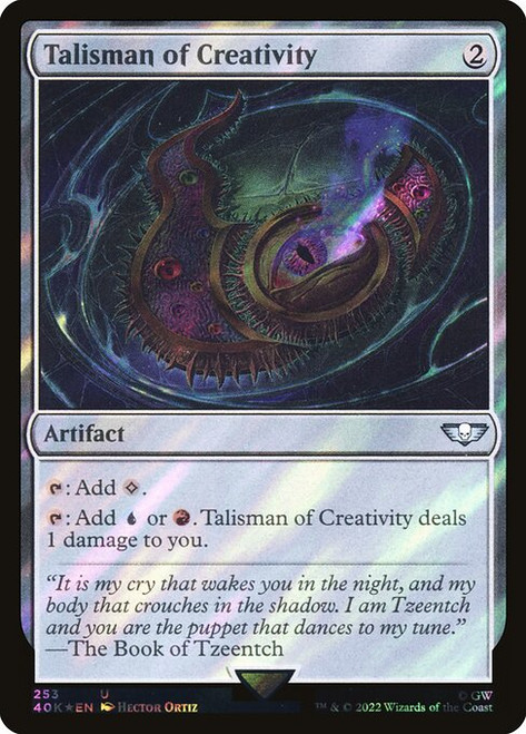 Talisman of Creativity (40K) (SurgeFoil) (#253★)