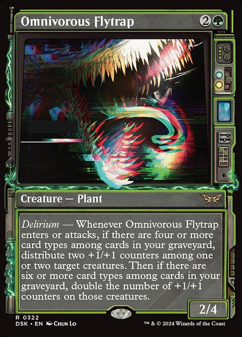Omnivorous Flytrap (DSK) (Foil) (Showcase) (#322)