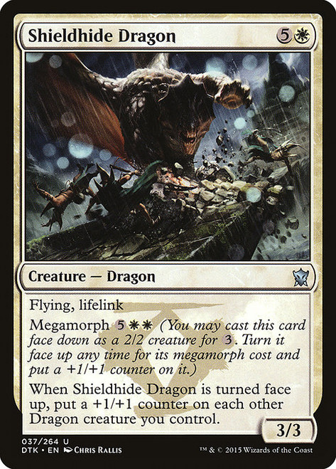 Shieldhide Dragon (DTK) (Foil) (#37)