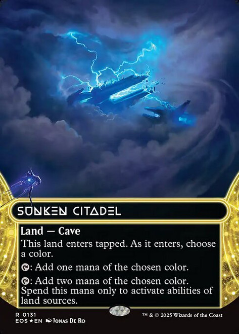 Sunken Citadel (EOS) (GalaxyFoil) (Borderless) (#131)