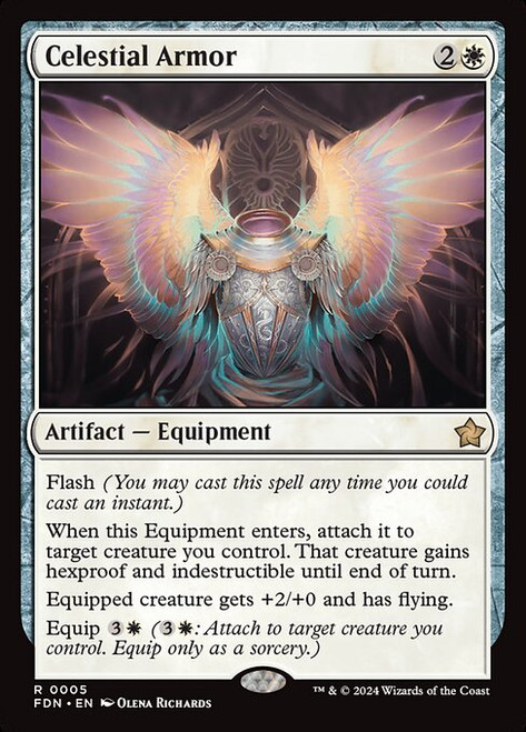 Celestial Armor (FDN) (Foil) (#5)
