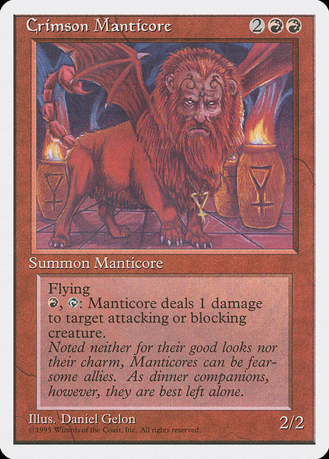 Crimson Manticore (4ED) (#183)