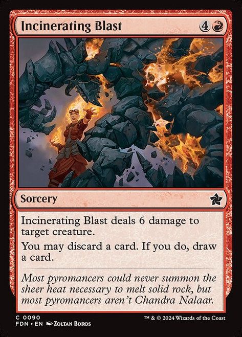 Incinerating Blast (FDN) (Foil) (#90)