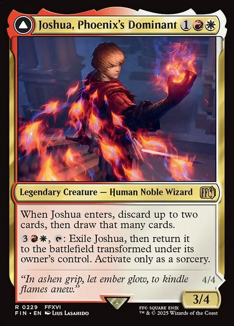Joshua, Phoenix's Dominant // Phoenix, Warden of Fire (FIN) (Foil) (#229)