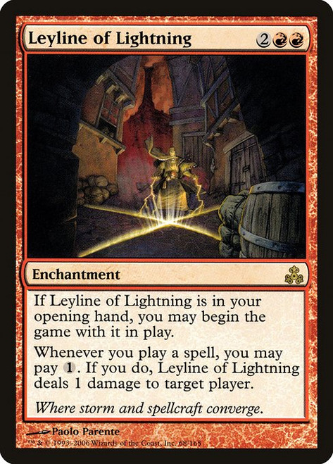 Leyline of Lightning (GPT) (Foil) (#68)