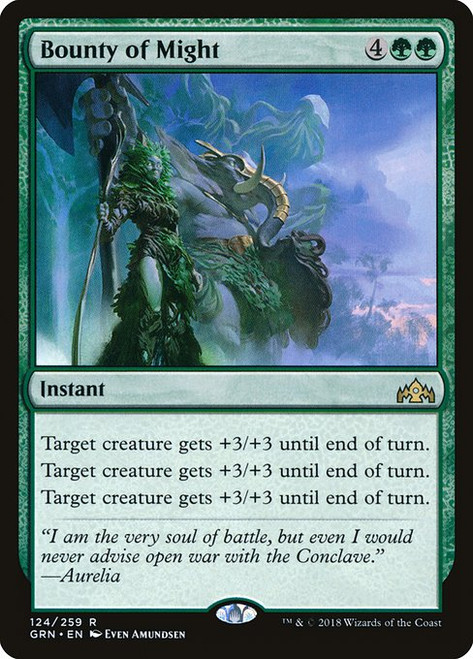 Bounty of Might (GRN) (Foil) (#124)