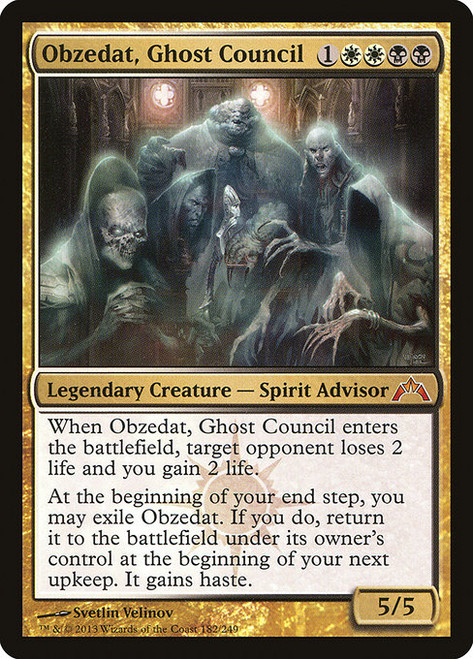 Obzedat, Ghost Council (GTC) (Foil) (#182)