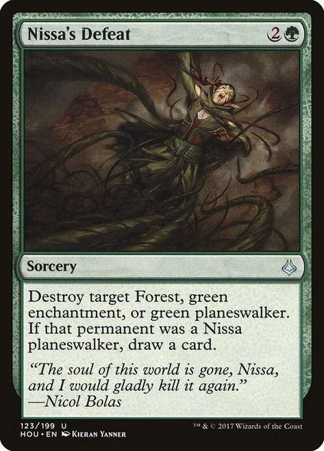 Nissa's Defeat (HOU) (Foil) (#123)