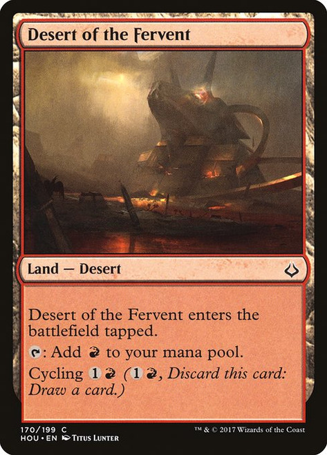 Desert of the Fervent (HOU) (Foil) (#170)