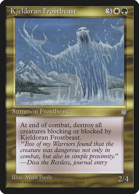 Kjeldoran Frostbeast (ICE) (#296)