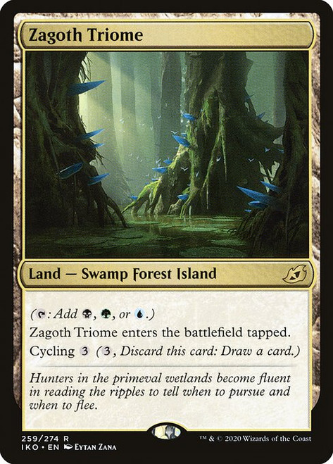 Zagoth Triome (IKO) (Foil) (#259)