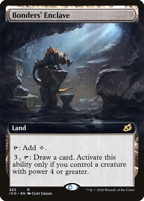 Bonders' Enclave (IKO) (Foil) (Extended Art) (#363)