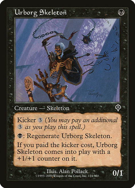 Urborg Skeleton (INV) (Foil) (#134)