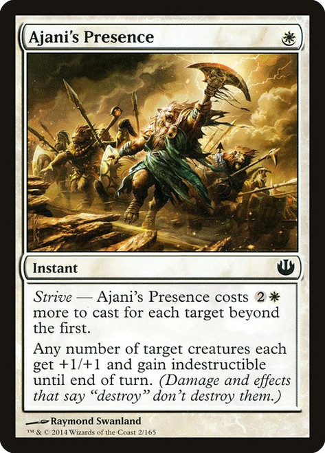 Ajani's Presence (JOU) (#2)