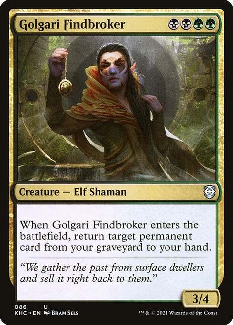 Golgari Findbroker (KHC) (#86)