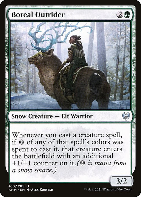 Boreal Outrider (KHM) (Foil) (#163)