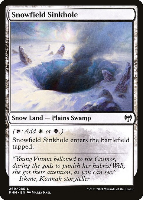 Snowfield Sinkhole (KHM) (Foil) (#269)
