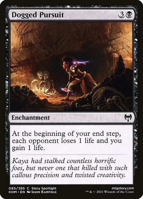 Dogged Pursuit (KHM) (Foil) (#85)