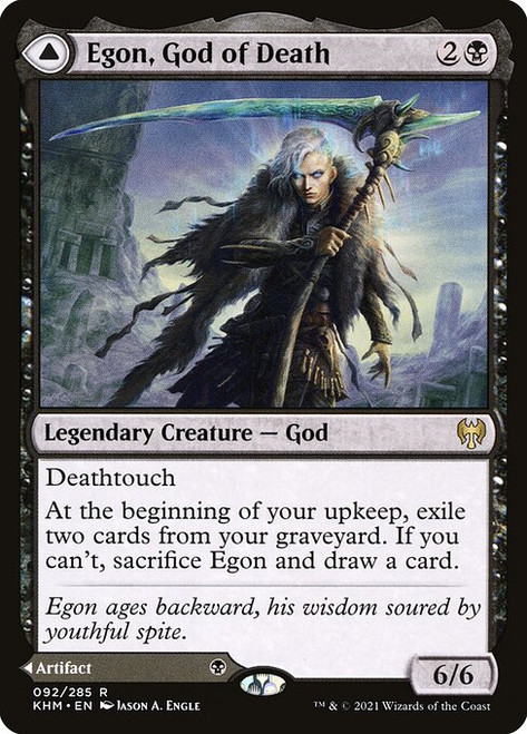 Egon, God of Death // Throne of Death (KHM) (Foil) (#92)