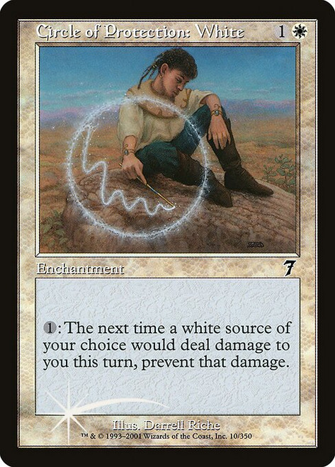 Circle of Protection: White (7ED) (Foil) (#10★)