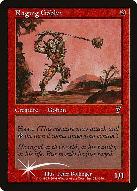 Raging Goblin (7ED) (Foil) (#211★)
