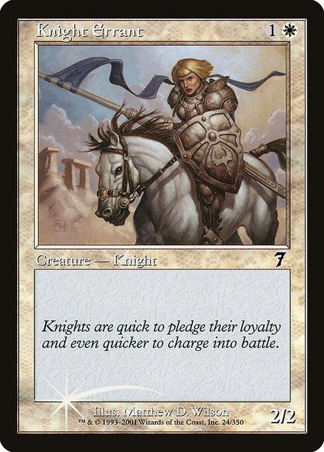 Knight Errant (7ED) (Foil) (#24★)