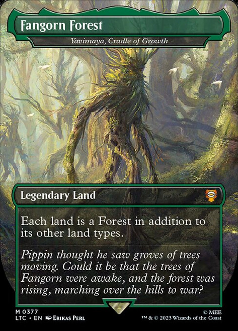 Yavimaya, Cradle of Growth (LTC) (Foil) (Borderless) (#377)