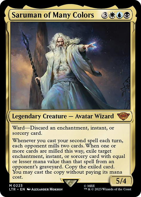Saruman of Many Colors (LTR) (Foil) (#223)