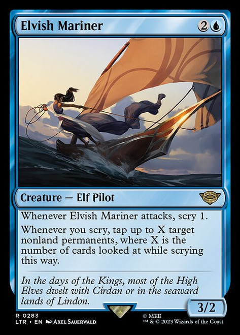 Elvish Mariner (LTR) (Foil) (#283)
