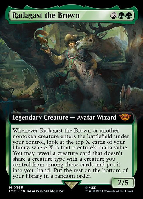 Radagast the Brown (LTR) (Foil) (Extended Art) (#365)