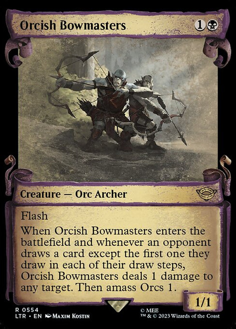 Orcish Bowmasters (LTR) (Silver Foil) (Showcase) (#554)