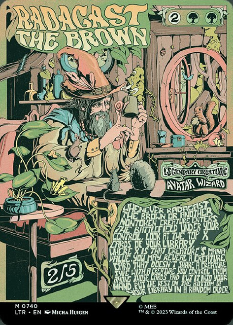 Radagast the Brown (LTR) (Foil) (Full Art) (#740)