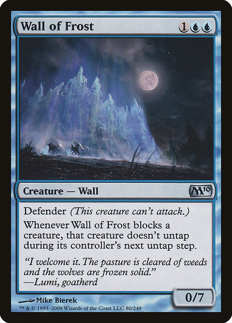 Wall of Frost (M10) (Foil) (#80)