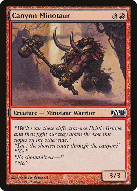 Canyon Minotaur (M11) (Foil) (#126)
