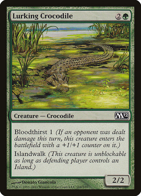 Lurking Crocodile (M12) (Foil) (#184)