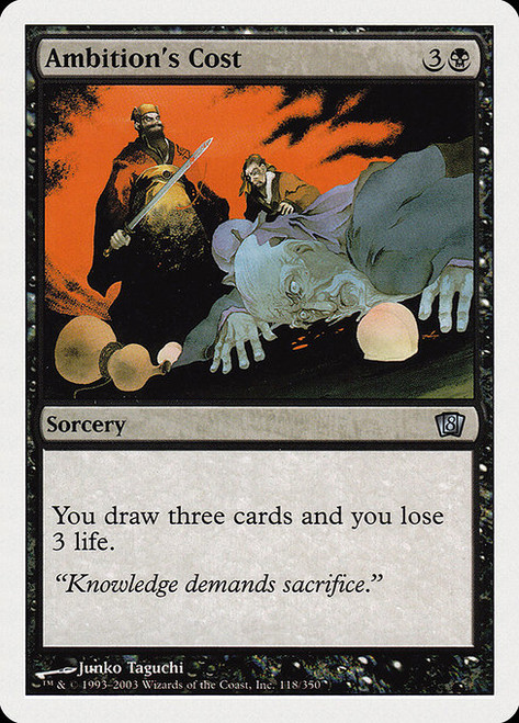 Ambition's Cost (8ED) (#118)