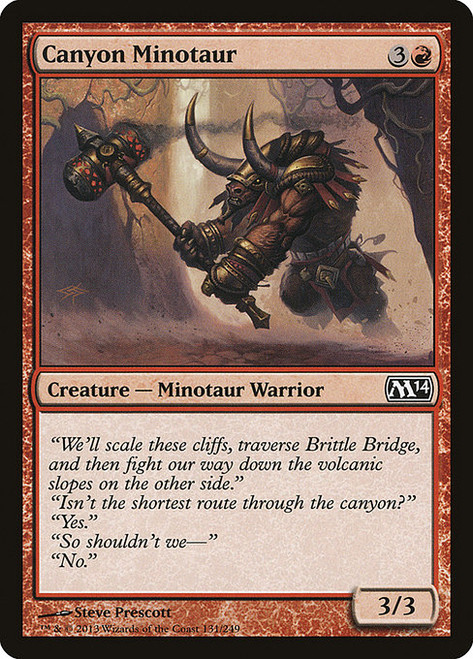 Canyon Minotaur (M14) (Foil) (#131)