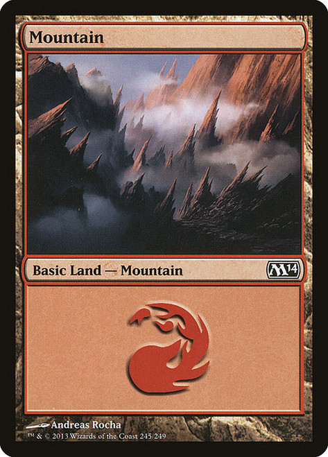Mountain (M14) (Foil) (#245)